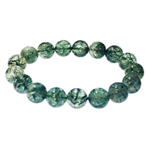 グリーントルマリンインクォーツ(Green tourmaline in quartz)