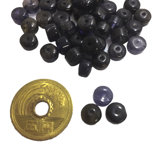 アイオライト(Iolite)天然石ビーズ 販売