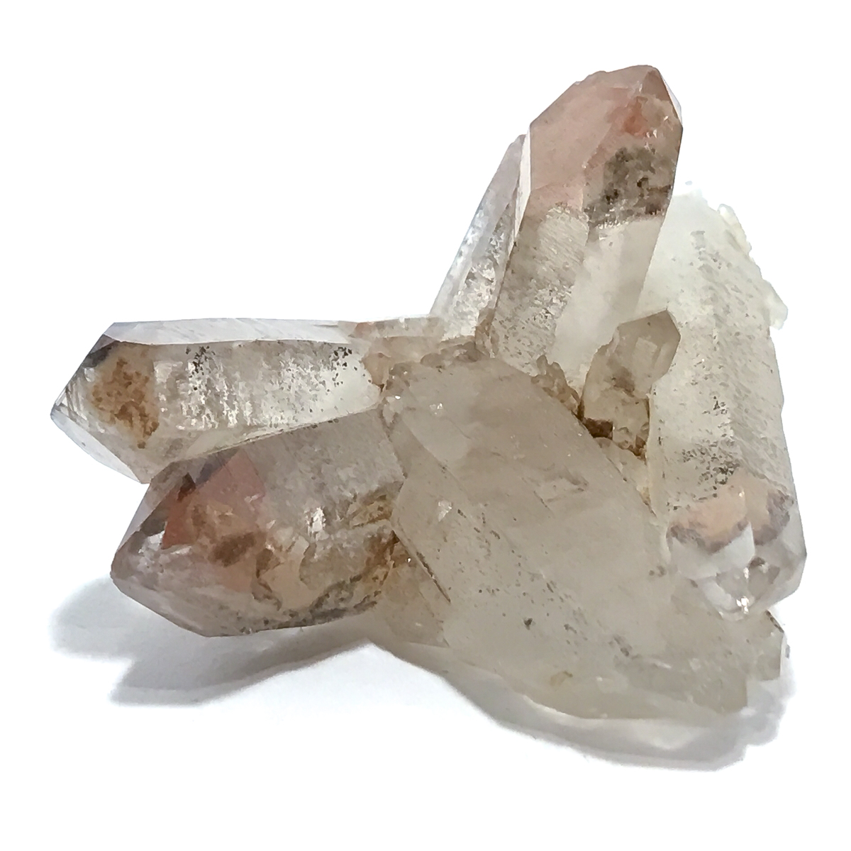 クォーツ水晶(Quartz)オレンジリバー産クラスター