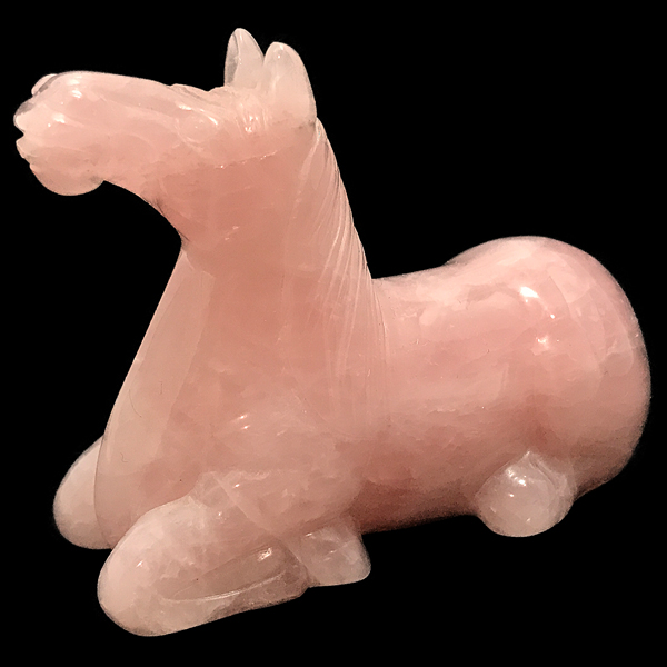 ローズクォーツ(Rose quartz) 馬・うま