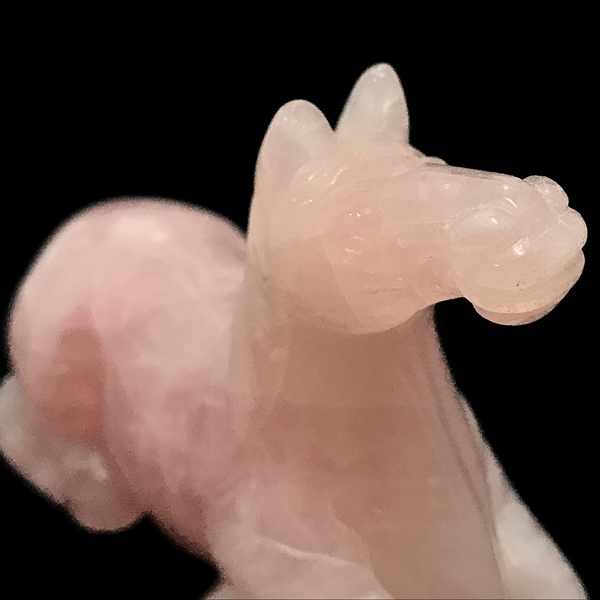 ローズクォーツ(Rose quartz) 馬・うま