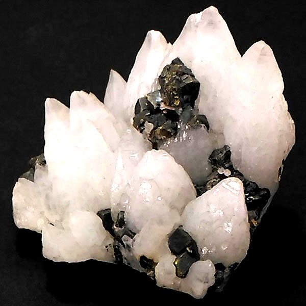 クォーツ水晶(Quartz)/パイライト(Pyrite)原石/クラスター