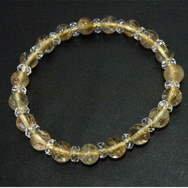 ルチルクォーツ(Rutile quartz)/クォーツ水晶(Quartz)アクセサリー