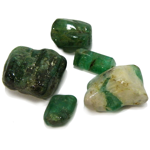 エメラルド(Emerald) 5個セット原石
