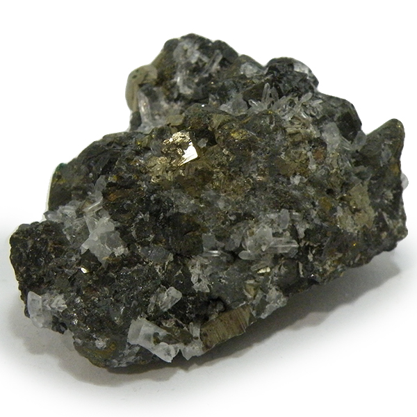 クォーツ水晶(Quartz)・パイライト(Pyrite)原石/クラスター