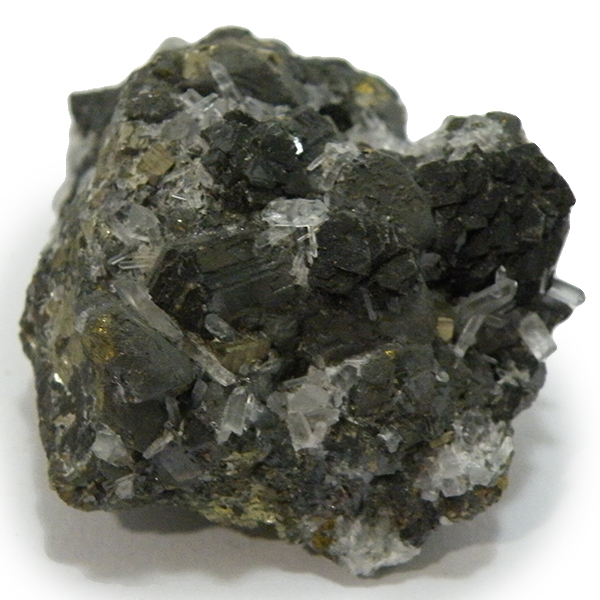 クォーツ水晶(Quartz)・パイライト(Pyrite)原石/クラスター