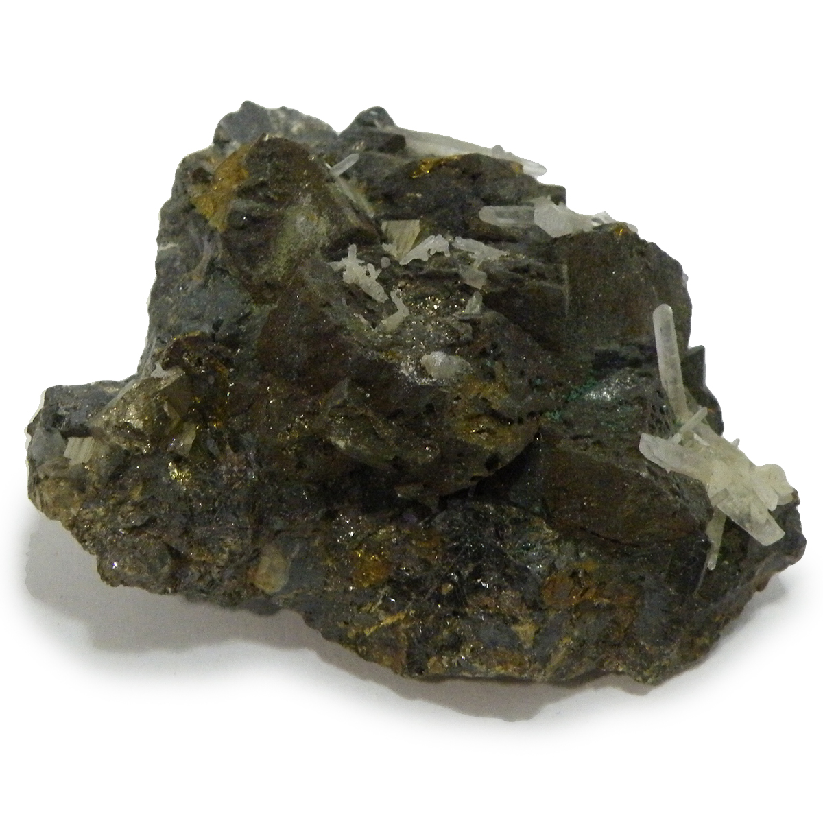 クォーツ水晶(Quartz)・パイライト(Pyrite)クラスター