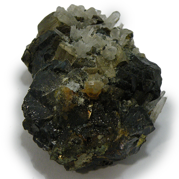 クォーツ水晶(Quartz)・パイライト(Pyrite)原石/クラスター