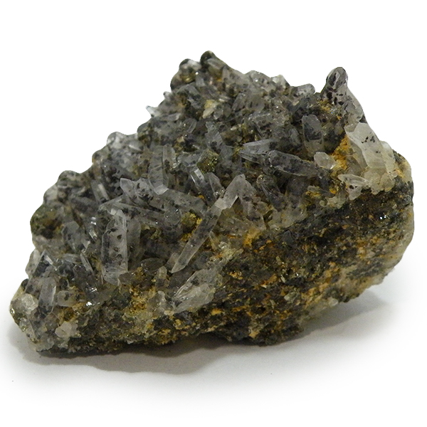 クォーツ水晶(Quartz)・パイライト(Pyrite)原石/クラスター