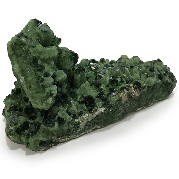 クォーツ水晶(Quartz)緑色染め加工原石/クラスター