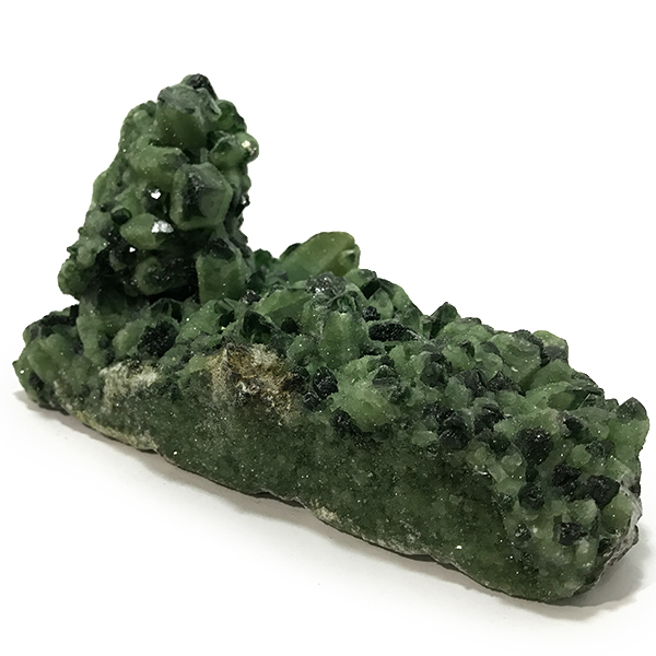 クォーツ水晶(Quartz)緑色染め加工原石/クラスター