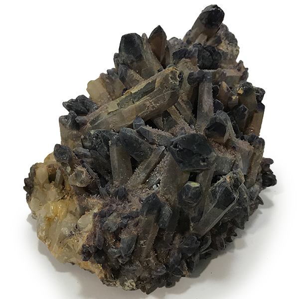クォーツ水晶(Quartz)紫色染め加工原石/クラスター