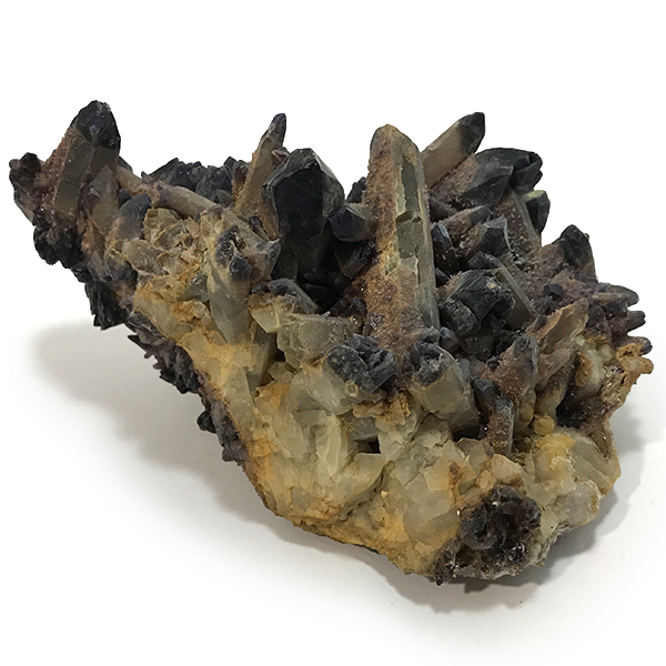 クォーツ水晶(Quartz)紫色染め加工原石/クラスター