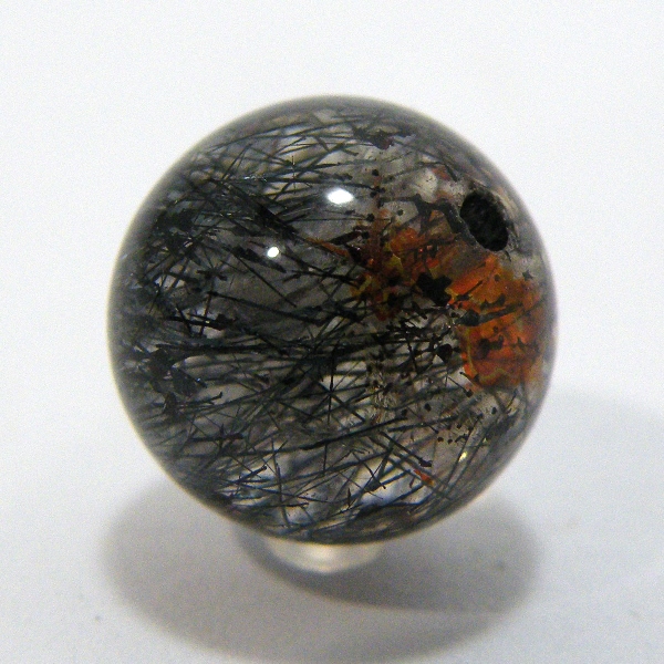 レピドクロサイトインクォーツ(Lepidocrocite in quartz)
