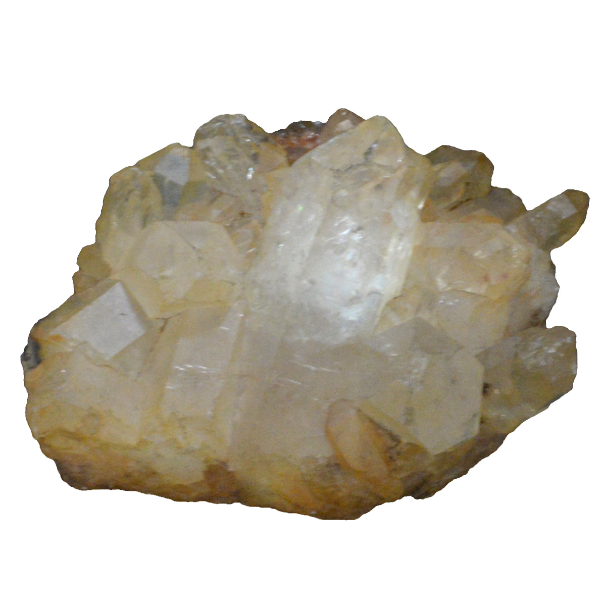 タンジェリンクォーツ(Tangerine quartz)クラスター