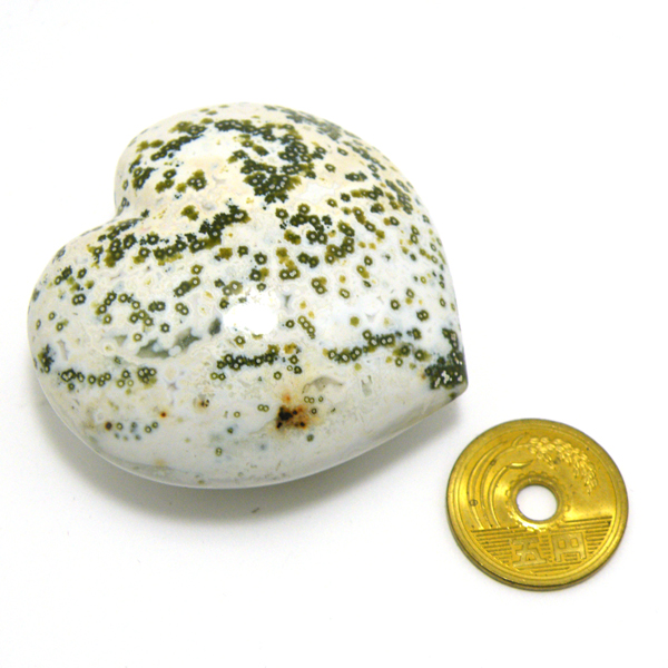 オーシャンジャスパー(Ocean jasper)ハート/磨き石