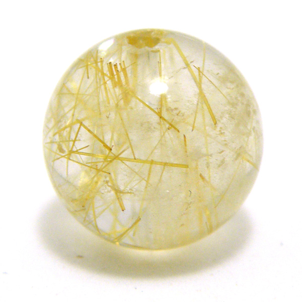 ルチルクォーツ(Rutile quartz)天然石ビーズ 販売