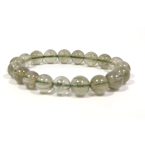 グリーンルチルクォーツ(Green Rutile quartz) 天然石ビーズ 販売