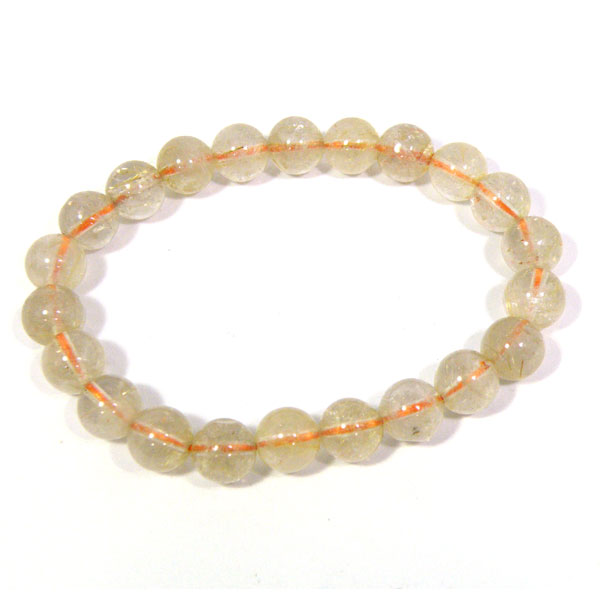 ルチルクォーツ(Rutile quartz) 天然石ビーズ 販売