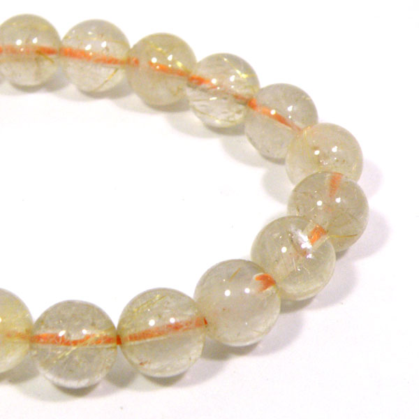 ルチルクォーツ(Rutile quartz) 天然石ビーズ 販売