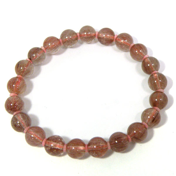 レッドルチルクォーツ(Red Rutile quartz) 天然石ビーズ 販売