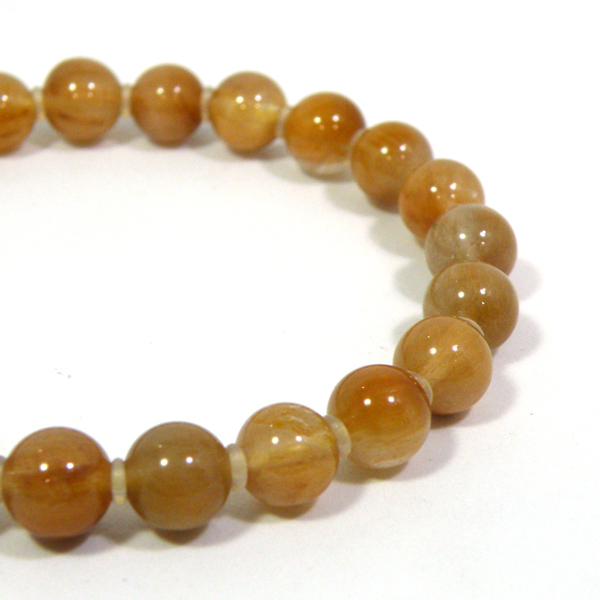 ルチルクォーツ(Rutile quartz) 天然石ビーズ 販売