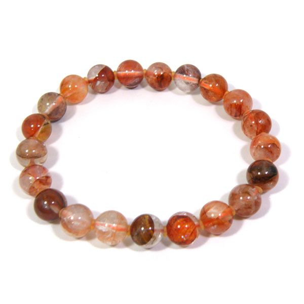 ヘマタイトインクォーツ(Hematite in quartz) 天然石ビーズ 販売