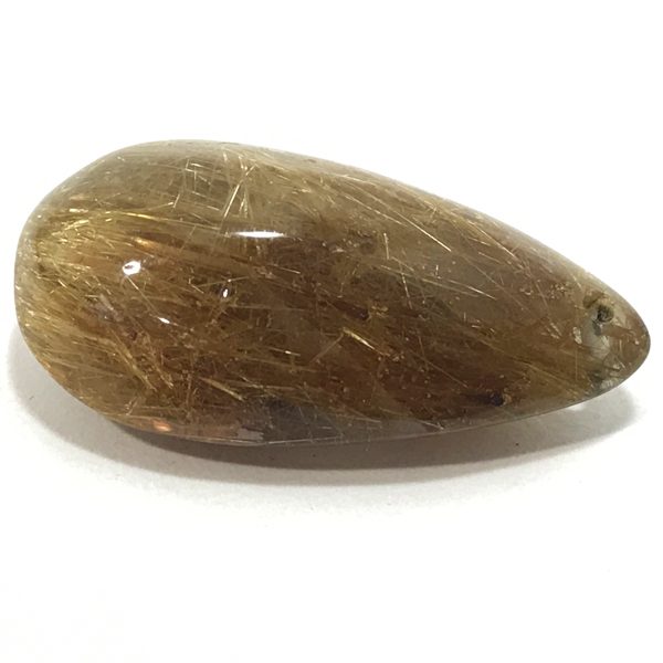 ルチルクォーツ(Rutile quartz)穴あきパーツ原石
