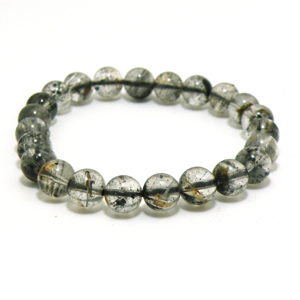 ブラックガーデンクォーツ(Black garden quartz)天然石ビーズ 販売