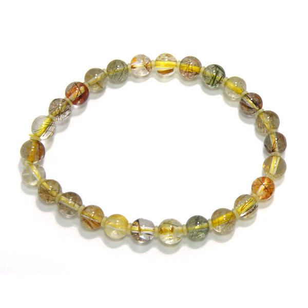 ルチルクォーツ(Rutile quartz) 天然石ビーズ 販売