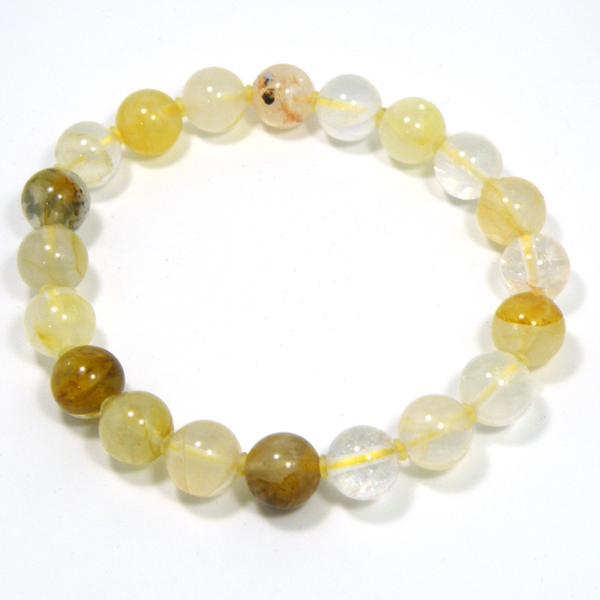 ヘマタイトインクォーツ(Hematite in quartz) 天然石ビーズ 販売
