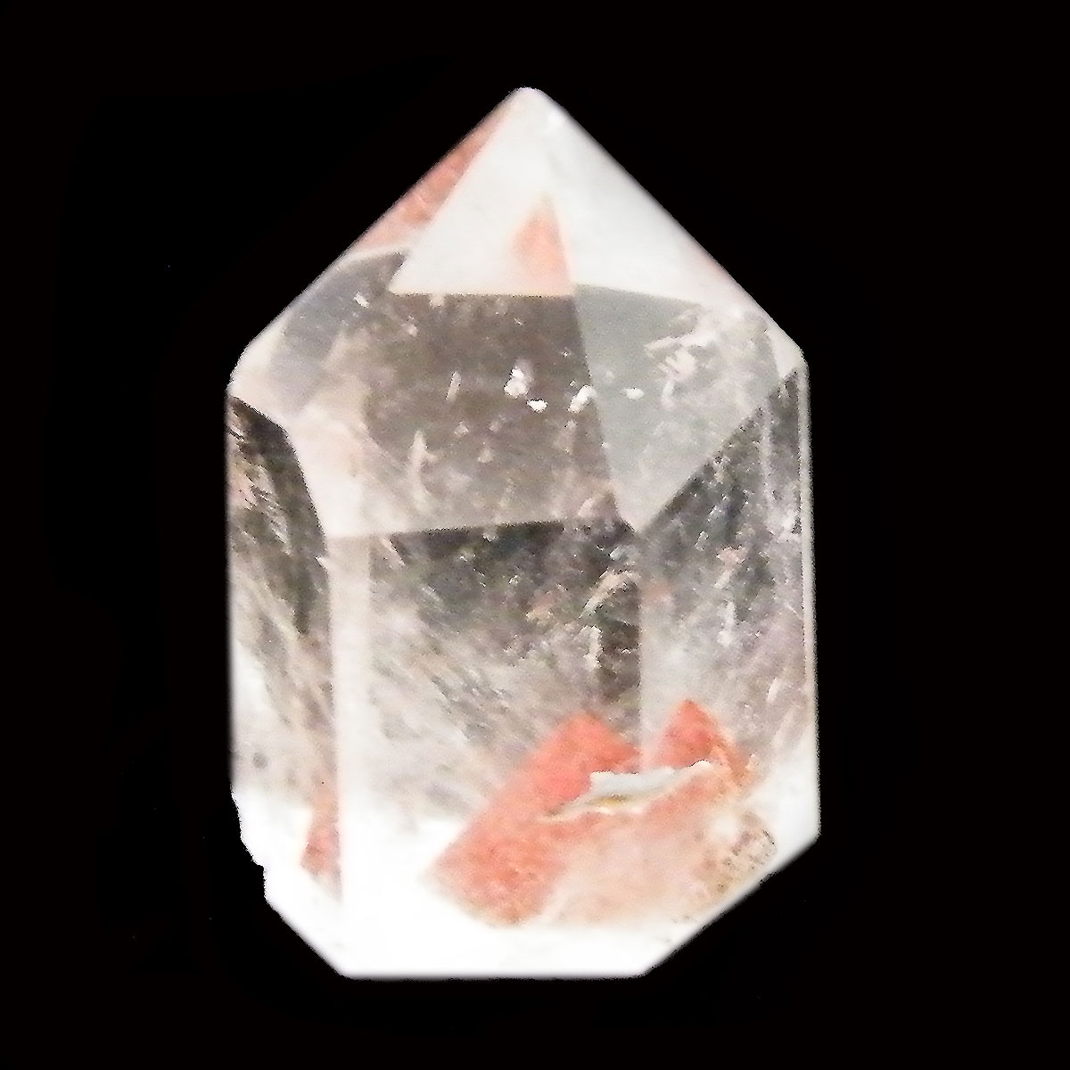 レッドファントムクォーツ(Red phantom quartz)ポイント原石
