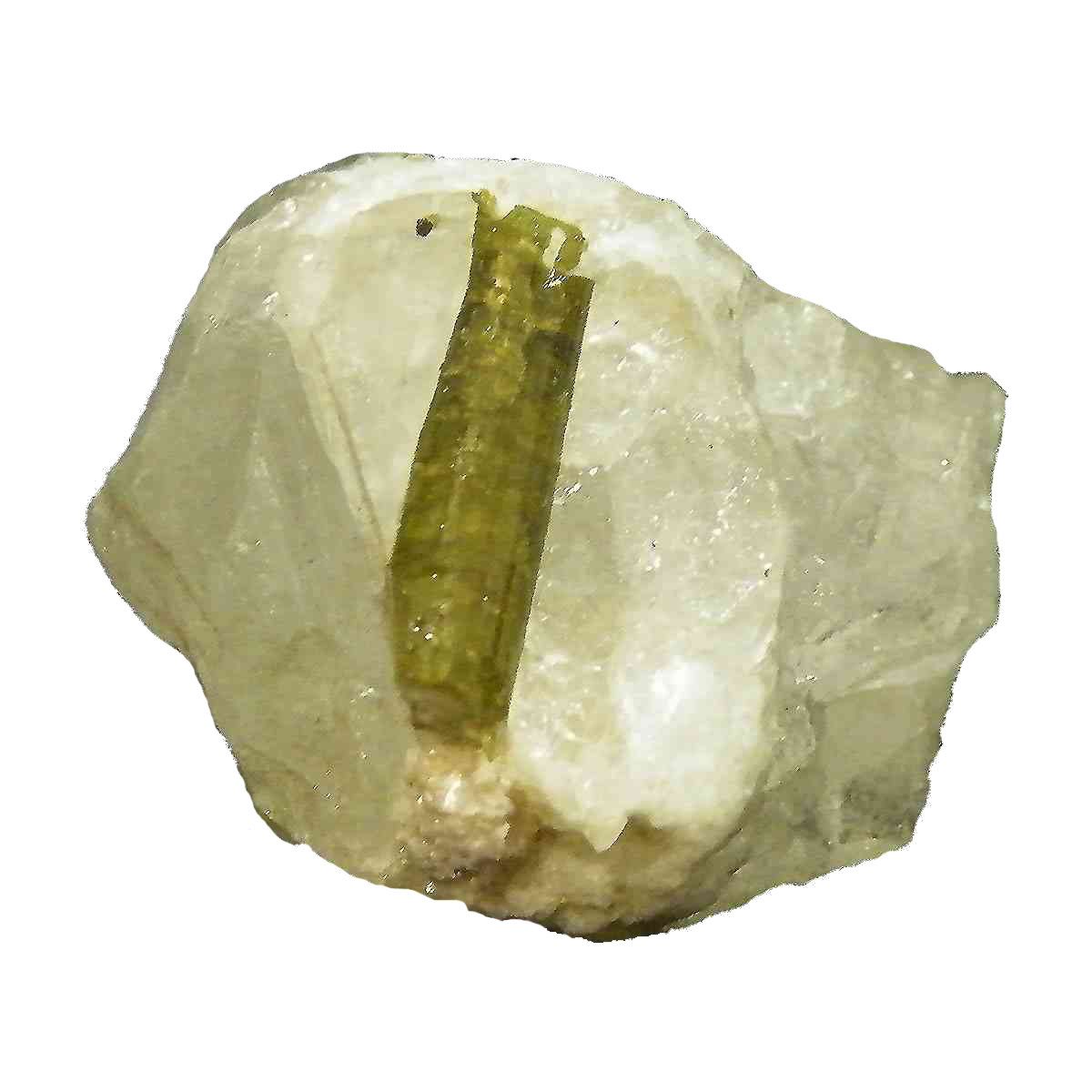 トルマリンon水晶(Tourmaline on quartz) 原石
