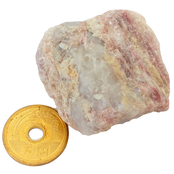 sNg}inNH[c(Pink Tourmaline in quartz)