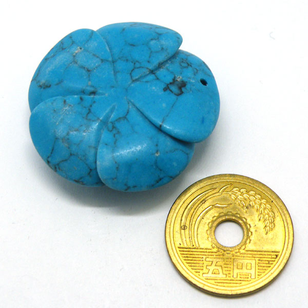 ハウライトターコイズ(Howlite turquoise) 天然石ビーズ 販売