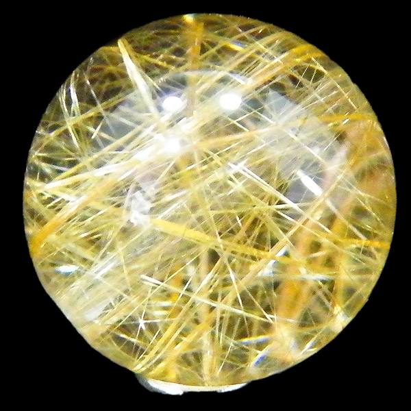 gs-sp-6882 ルチルクォーツ(Rutile quartz) 天然石粒売りビーズ 販売/パーツ工房
