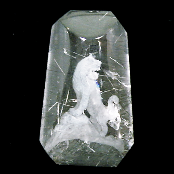 ブラックルチルクォーツ(Black Rutile quartz) トラ・虎・寅