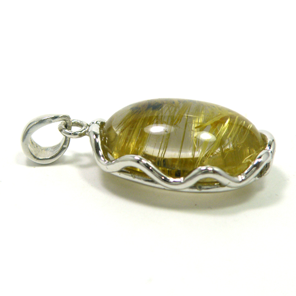ルチルクォーツ(Rutile quartz)/sv925アクセサリー