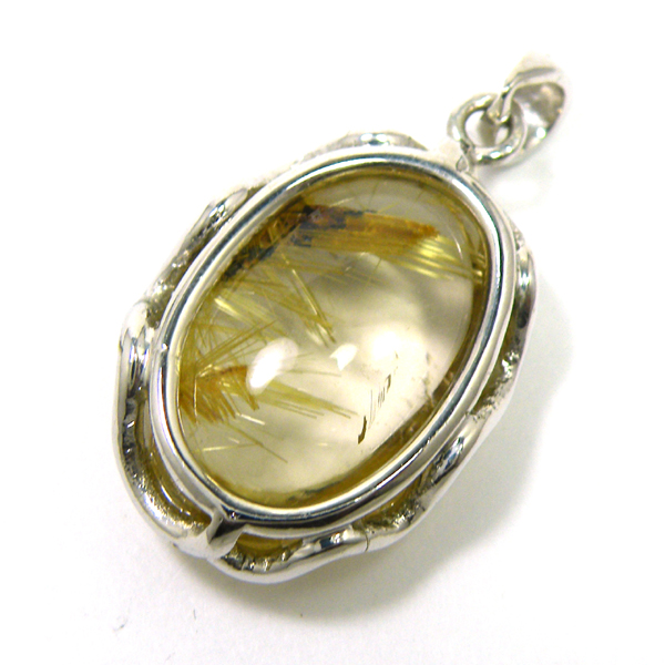 ルチルクォーツ(Rutile quartz)/sv925アクセサリー