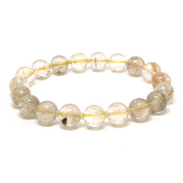 ルチルクォーツ(Rutile quartz)天然石ビーズ 販売