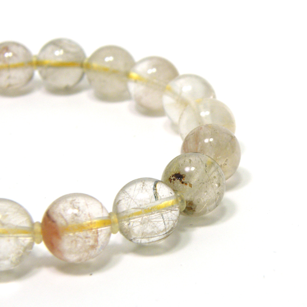 ルチルクォーツ(Rutile quartz)天然石ビーズ 販売