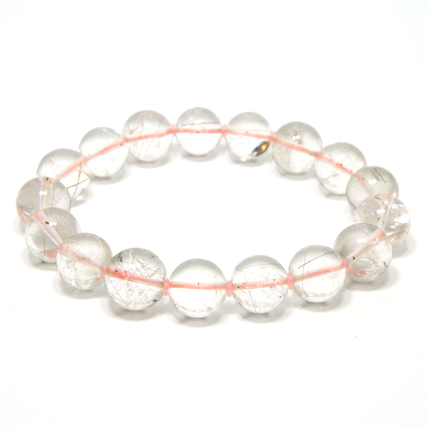 ルチルクォーツ(Rutile quartz)天然石ビーズ 販売