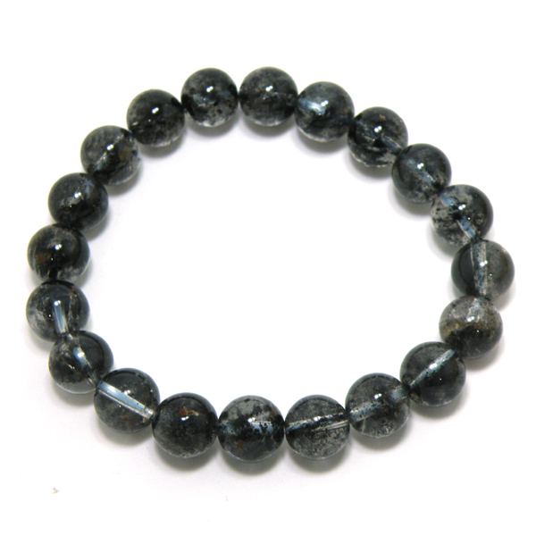 カーボンインクォーツ(Carbon in quartz)天然石ビーズ 販売