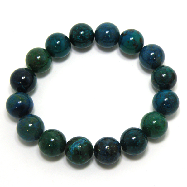 クリソコラ(Chrysocolla)天然石ビーズ 販売