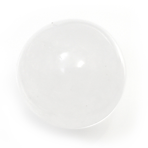 ホワイトジェイド(White jade) 天然石丸玉穴無し限定品