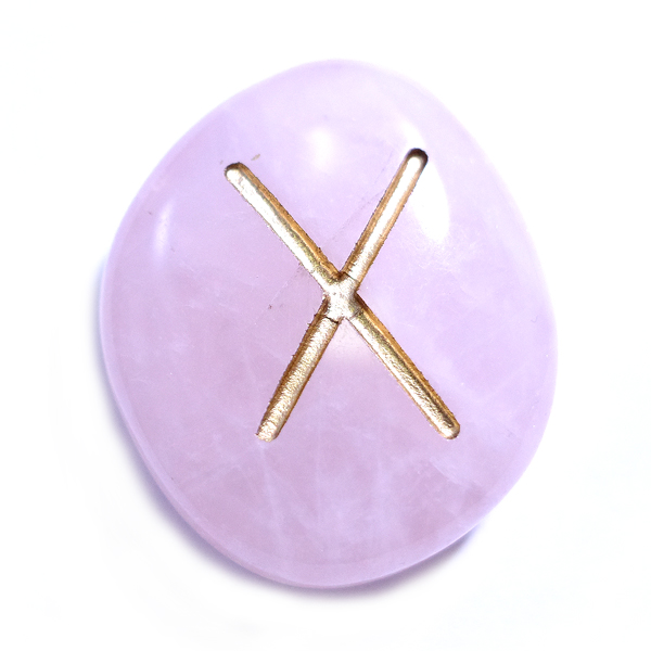 ローズクォーツ(Rose quartz)ルーンストーン単品