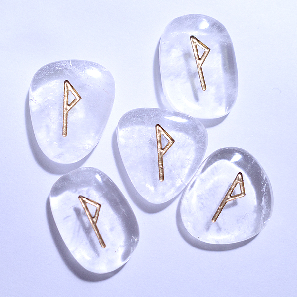 クォーツ水晶(Quartz)ルーンストーン単品