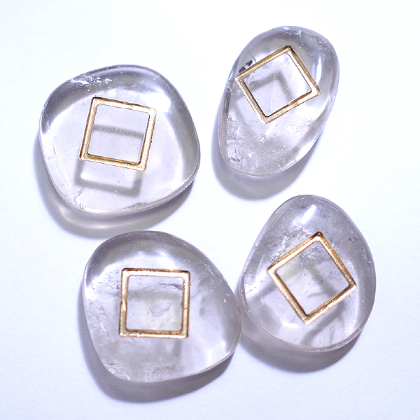 スモーキークォーツ(Smoky quartz)ルーンストーン単品