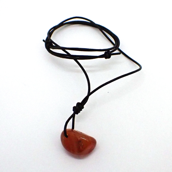 カーネリアン(Carnelian)/タンブルペンダントアクセサリー