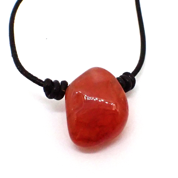 カーネリアン(Carnelian)/タンブルペンダントアクセサリー
